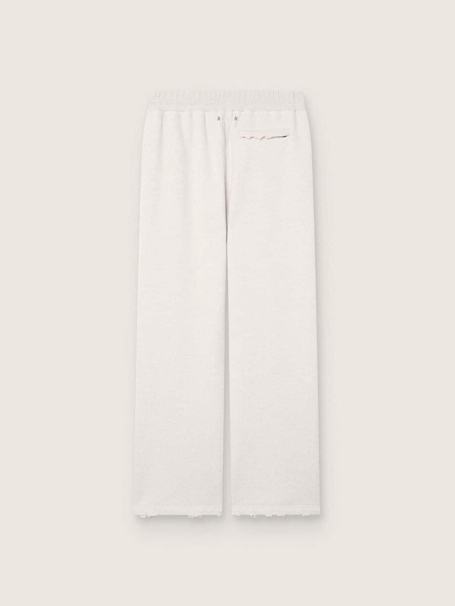 スター ユニセックス スウェットパンツ(グレー メランジ フリース)